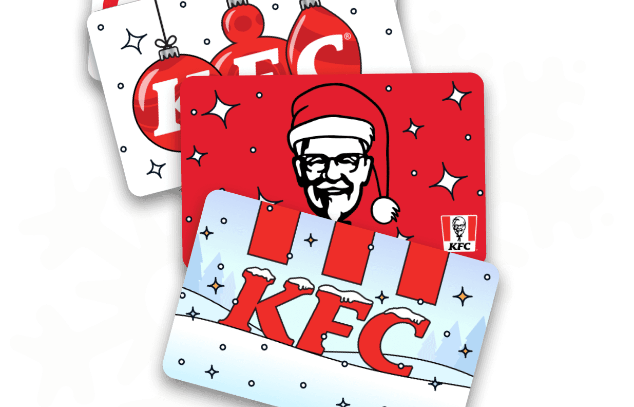 KFC holiday gift cards